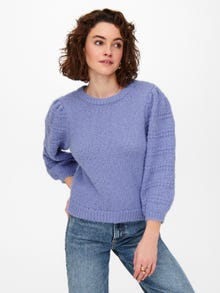 ONLY À manches 3/4 Pull en maille -Jacaranda - 15265179