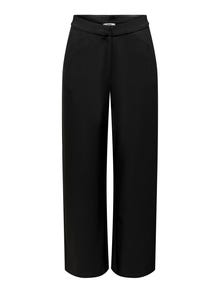 ONLY Regular Fit Trousers -Black - 15265184