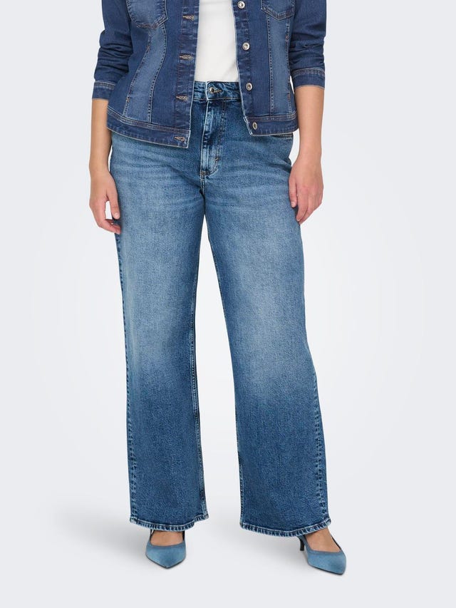 ONLY CARJULES High Waist WIDE LEG Jeans - 15265198