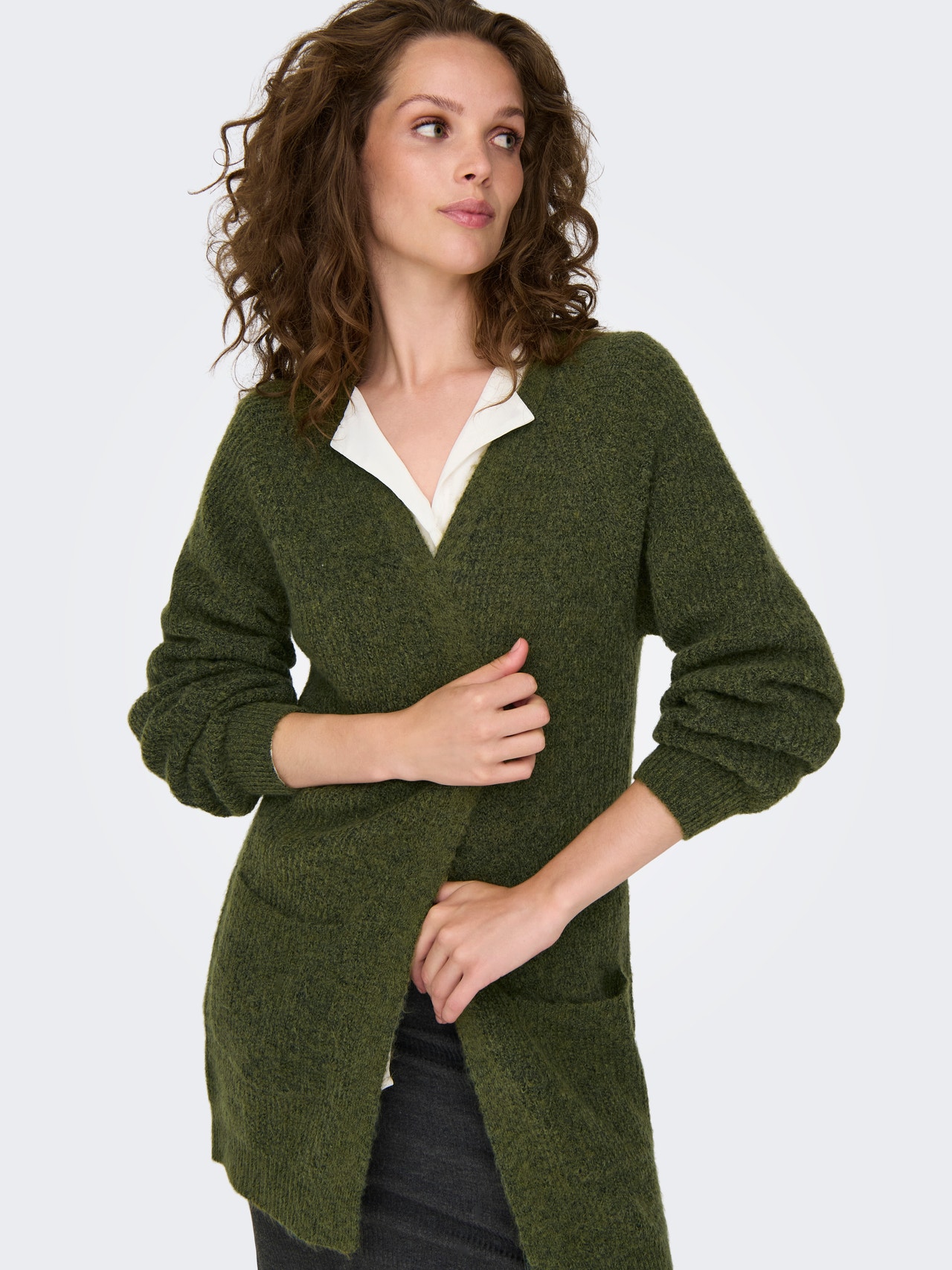 ONLY JDYINGEBORG Πλεκτή ζακέτα -Winter Moss - 15265230