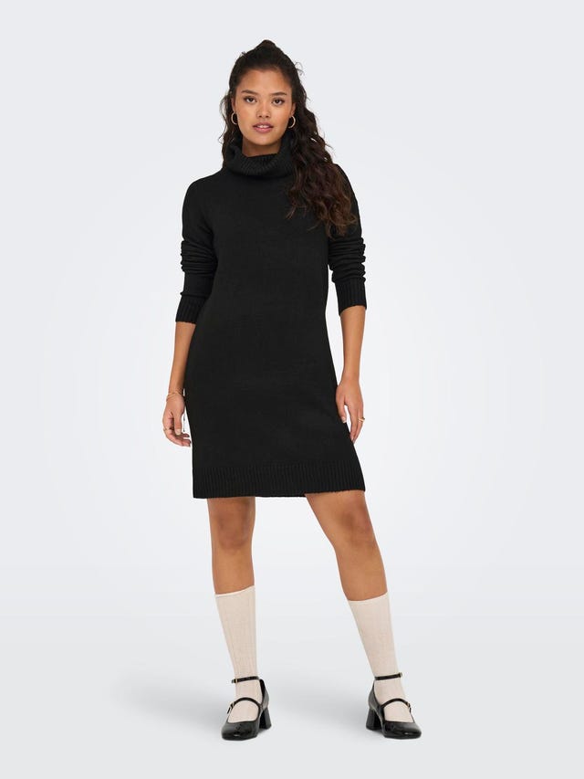 ONLY Cowlneck Knitted Dress - 15265240