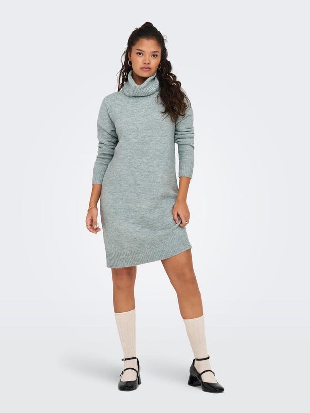 ONLY Mini high neck knitted dress - 15265240