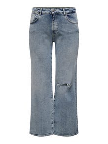 ONLY CARHope Ex High Waist Jeans -Light Blue Denim - 15265401