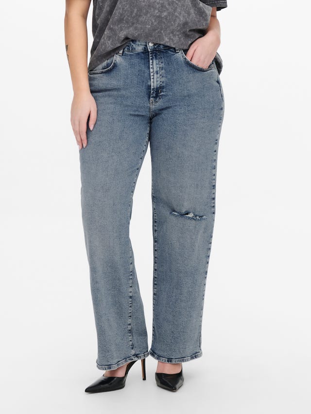 ONLY Jeans Skinny Fit Taille haute - 15265401