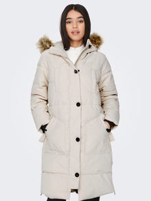 ONLY Foret lang Parka -Whitecap Gray - 15265427