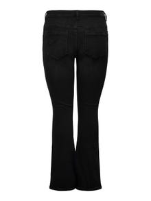ONLY CARSALLY HW FLARED JEANS BJ165 NOOS -Black - 15265428