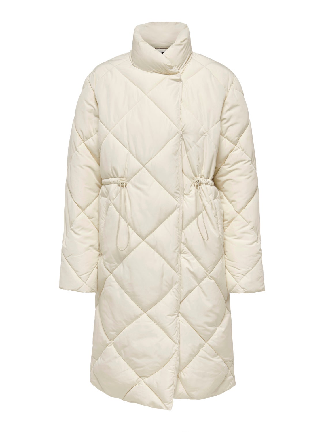 winter white quilted jacket