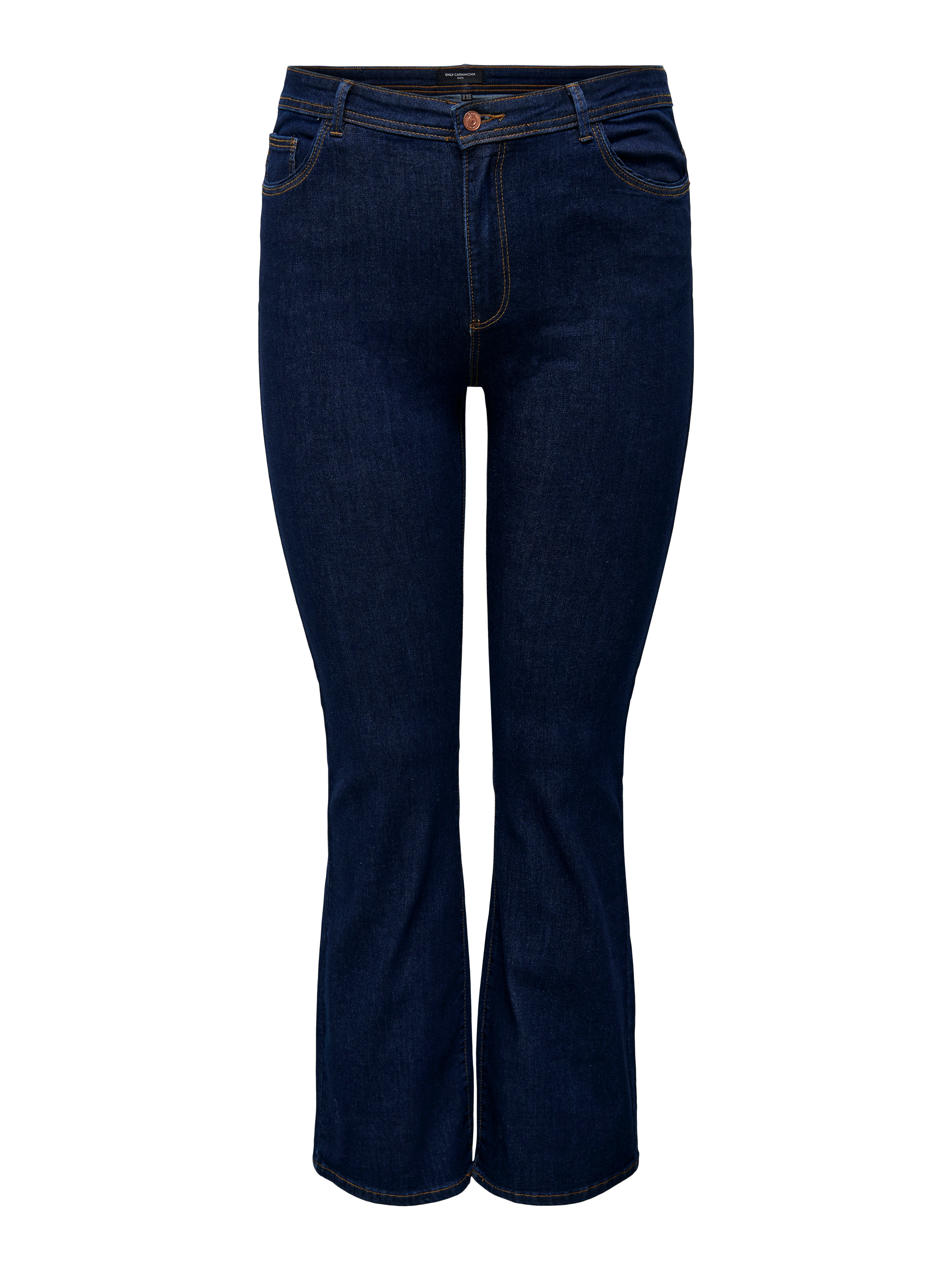 CARSALLY Hohe Taille Ausgestellt Jeans | Dunkelblau | ONLY® 