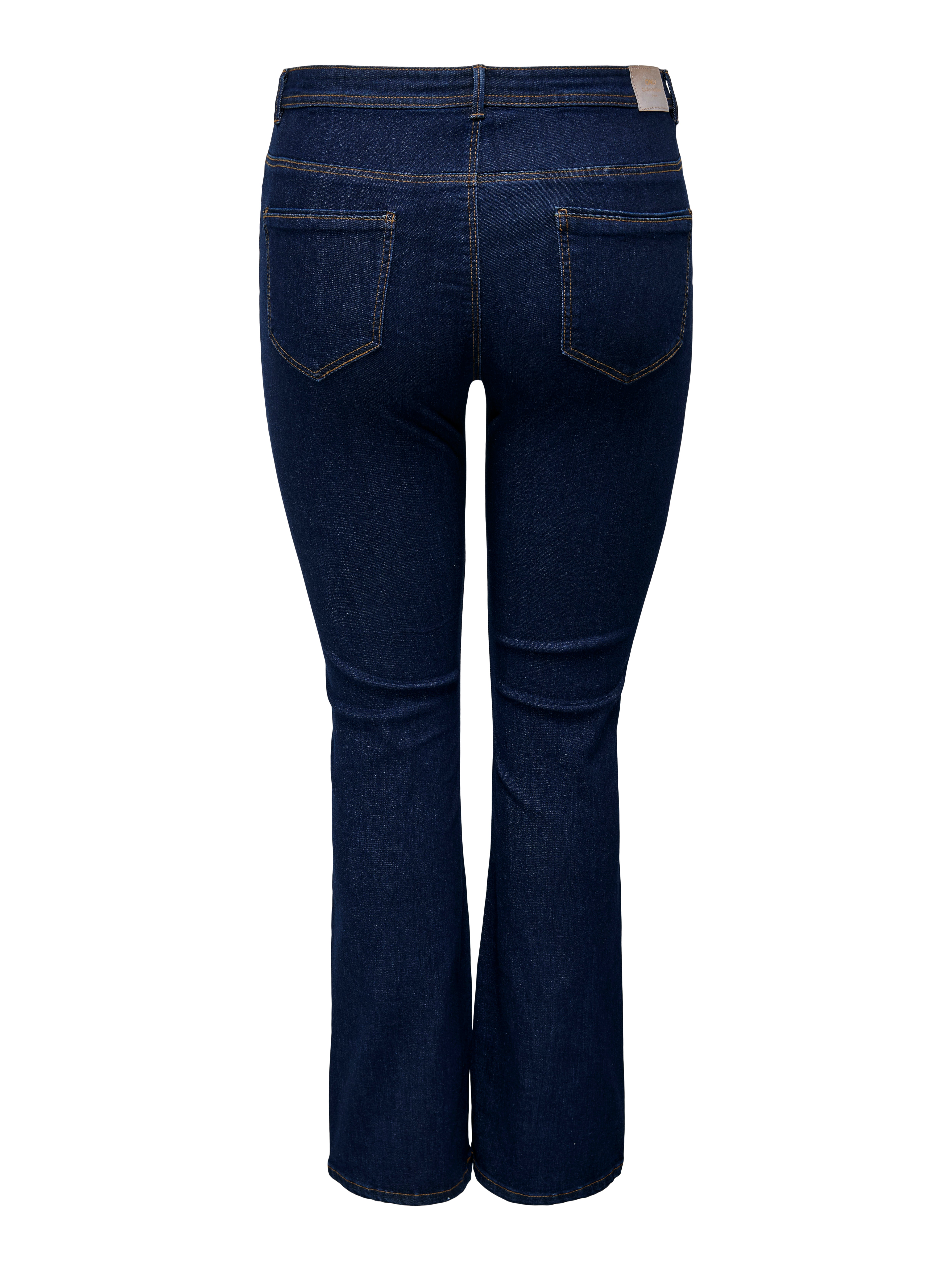 Thumbnail - Carsally Hohe Taille Flared Jeans
