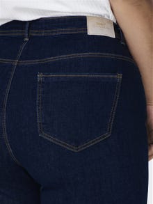 ONLY Flared Fit High waist Curve Jeans -Dark Blue Denim - 15265434