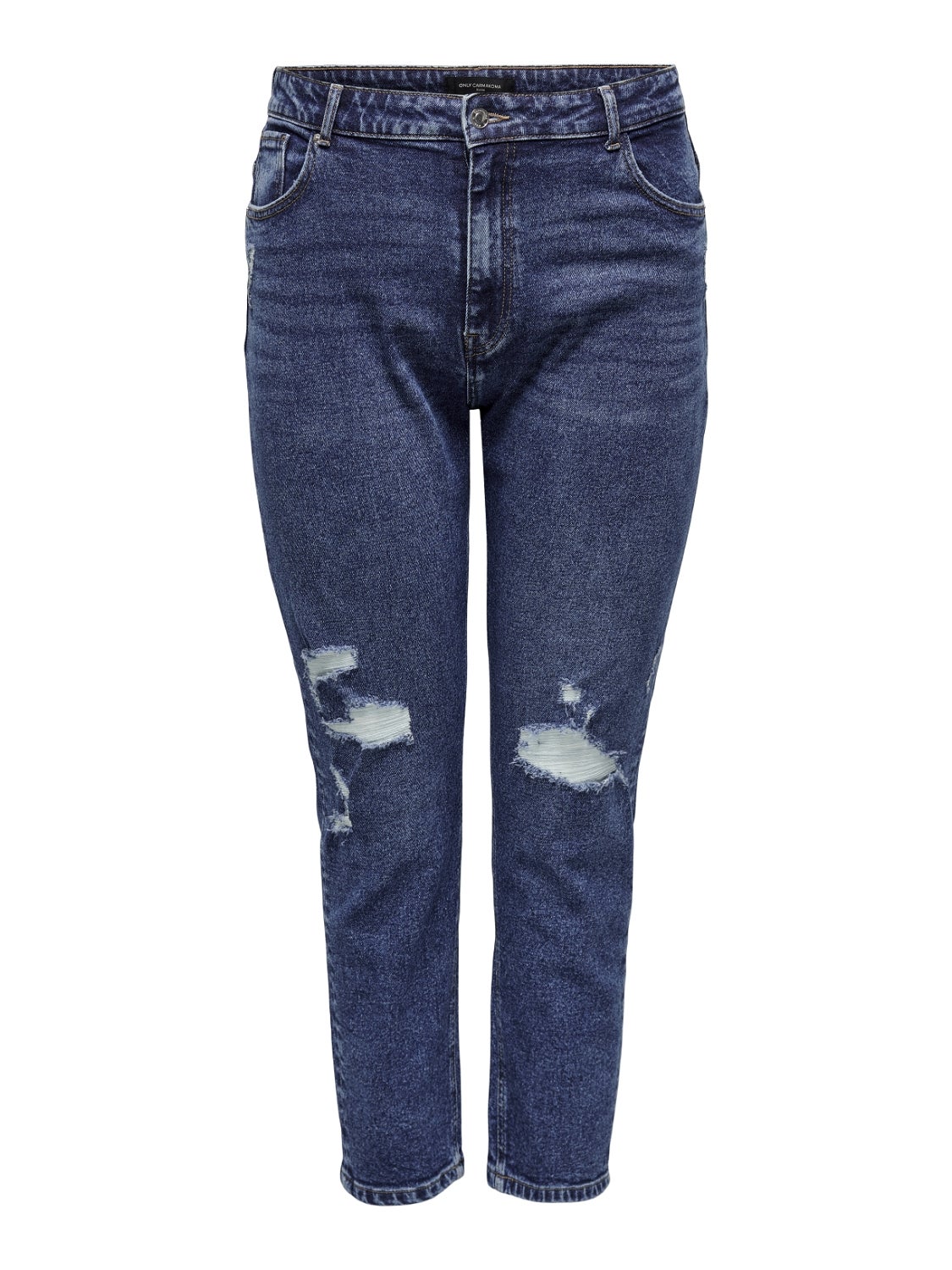 Thumbnail - Careneda Hohe Taille Gerade Geschnitten Jeans