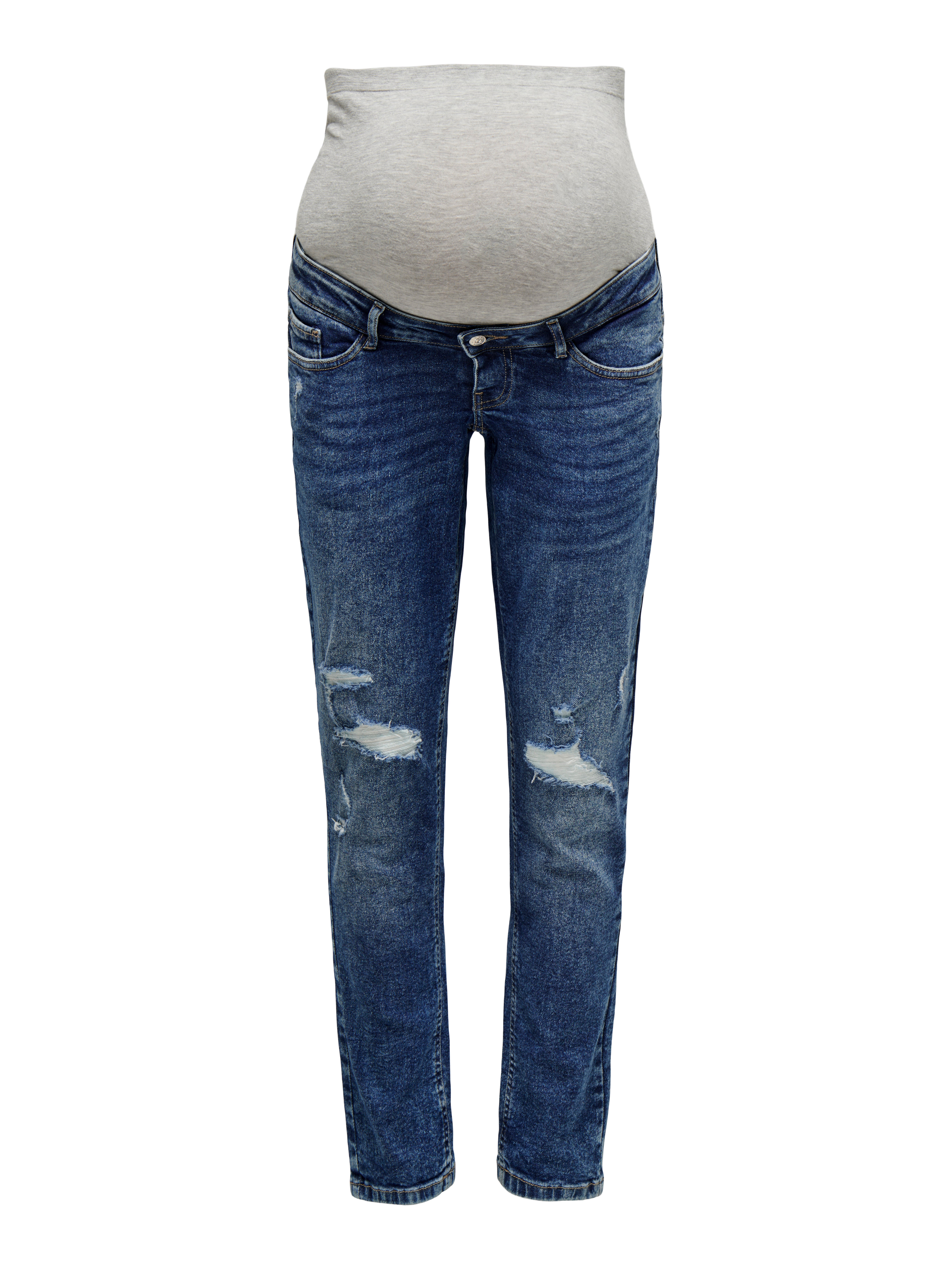 Thumbnail - Olmeneda Hohe Taille Gerade Geschnitten Knöchellang Jeans