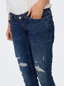 ONLY Straight Fit High waist Jeans -Light Medium Blue Denim - 15265491