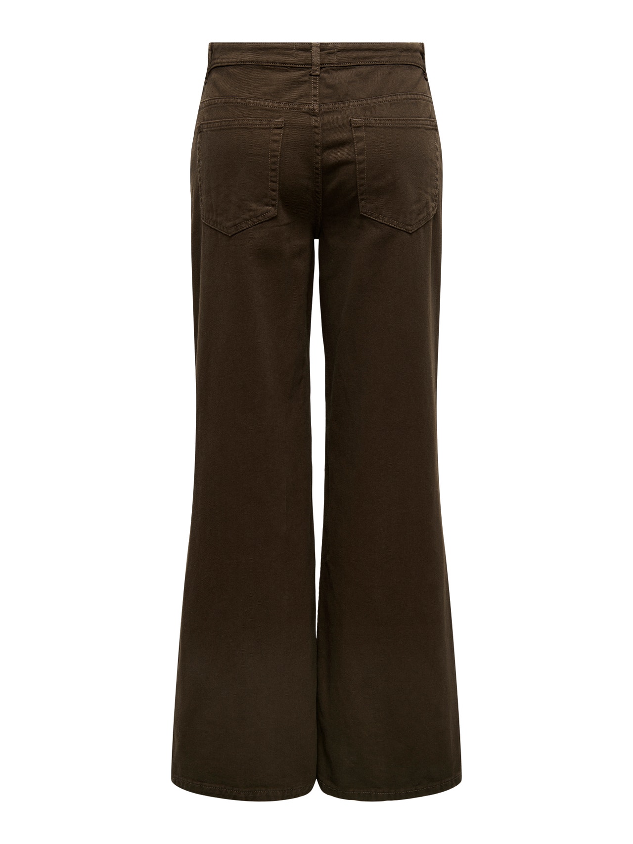 ONLY Wide low waist Trousers -Hot Fudge - 15265505