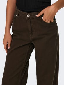 ONLY Pantalons Wide Leg Fit Taille basse -Hot Fudge - 15265505