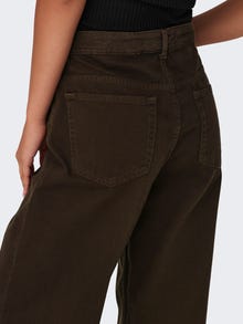 ONLY Pantalons Wide Leg Fit Taille basse -Hot Fudge - 15265505