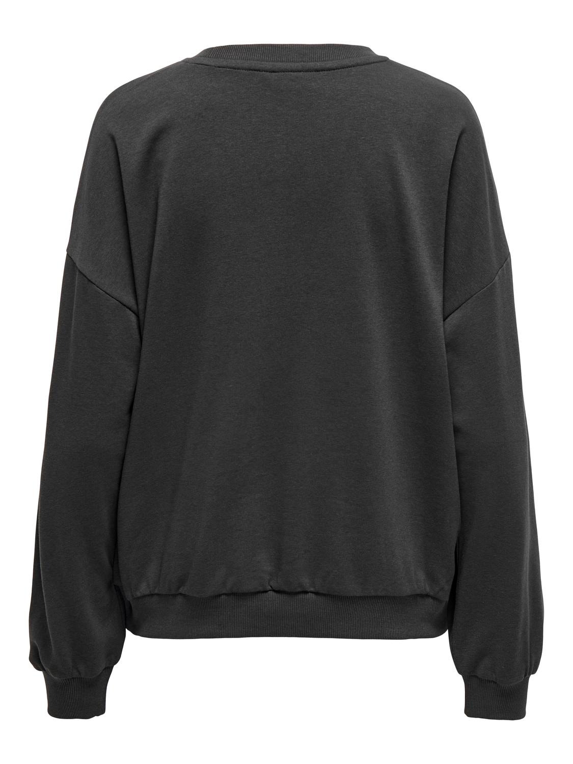 ONLY Oversized fit O-hals Sweatshirt -Phantom - 15265543