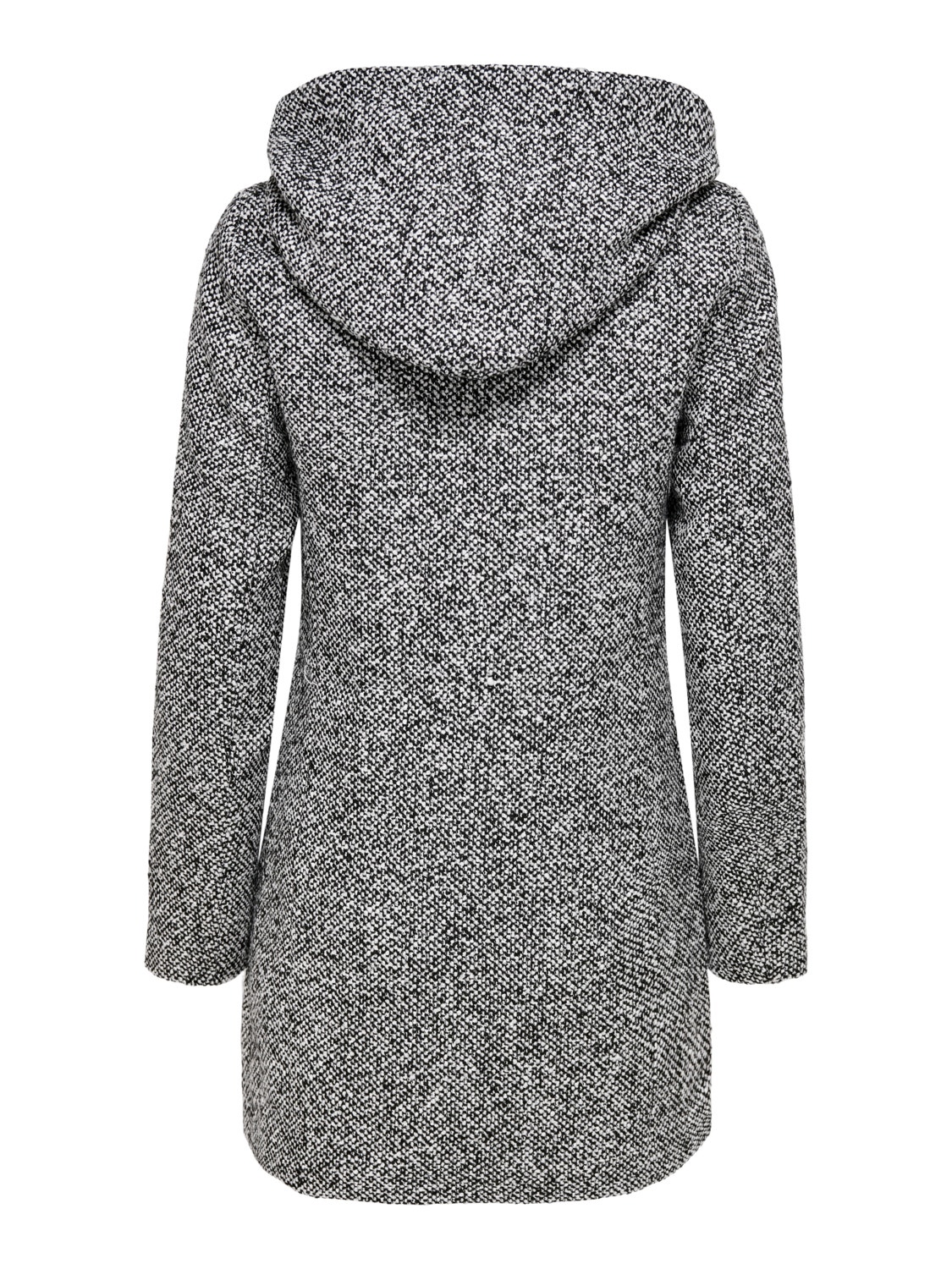 ONLY Hooded coat -Black - 15265596
