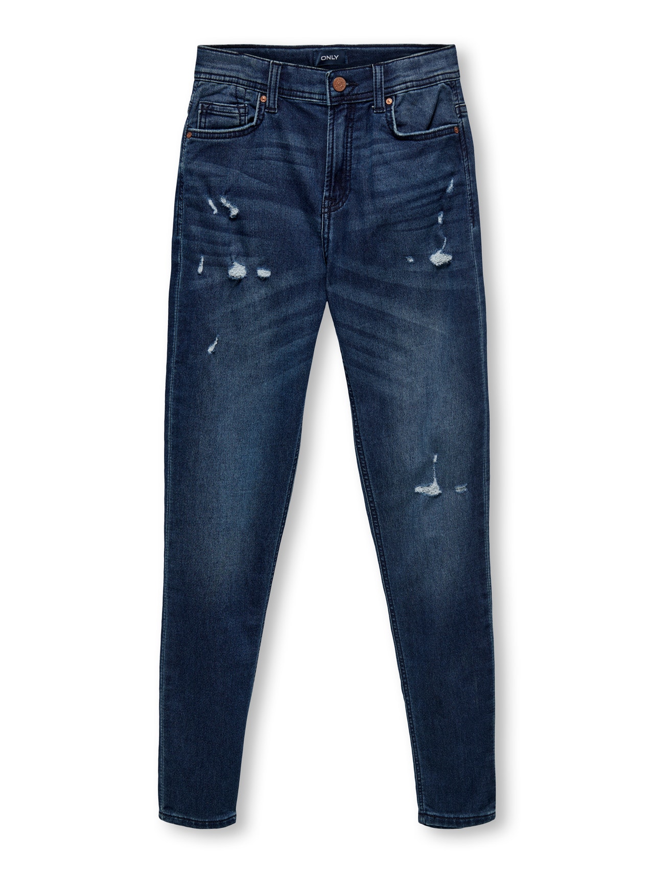 ONLY KOBDraper dest tapered fit jeans -Dark Blue Denim - 15265634
