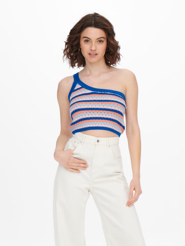 ONLY One-shoulder Knitted Top - 15265730
