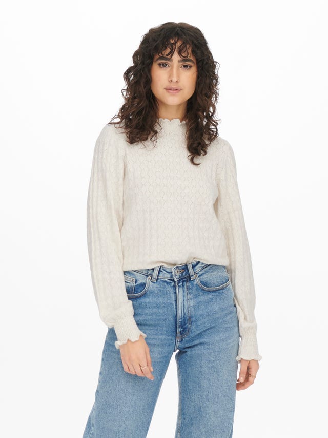 ONLY Back detailed Knitted Pullover - 15265738