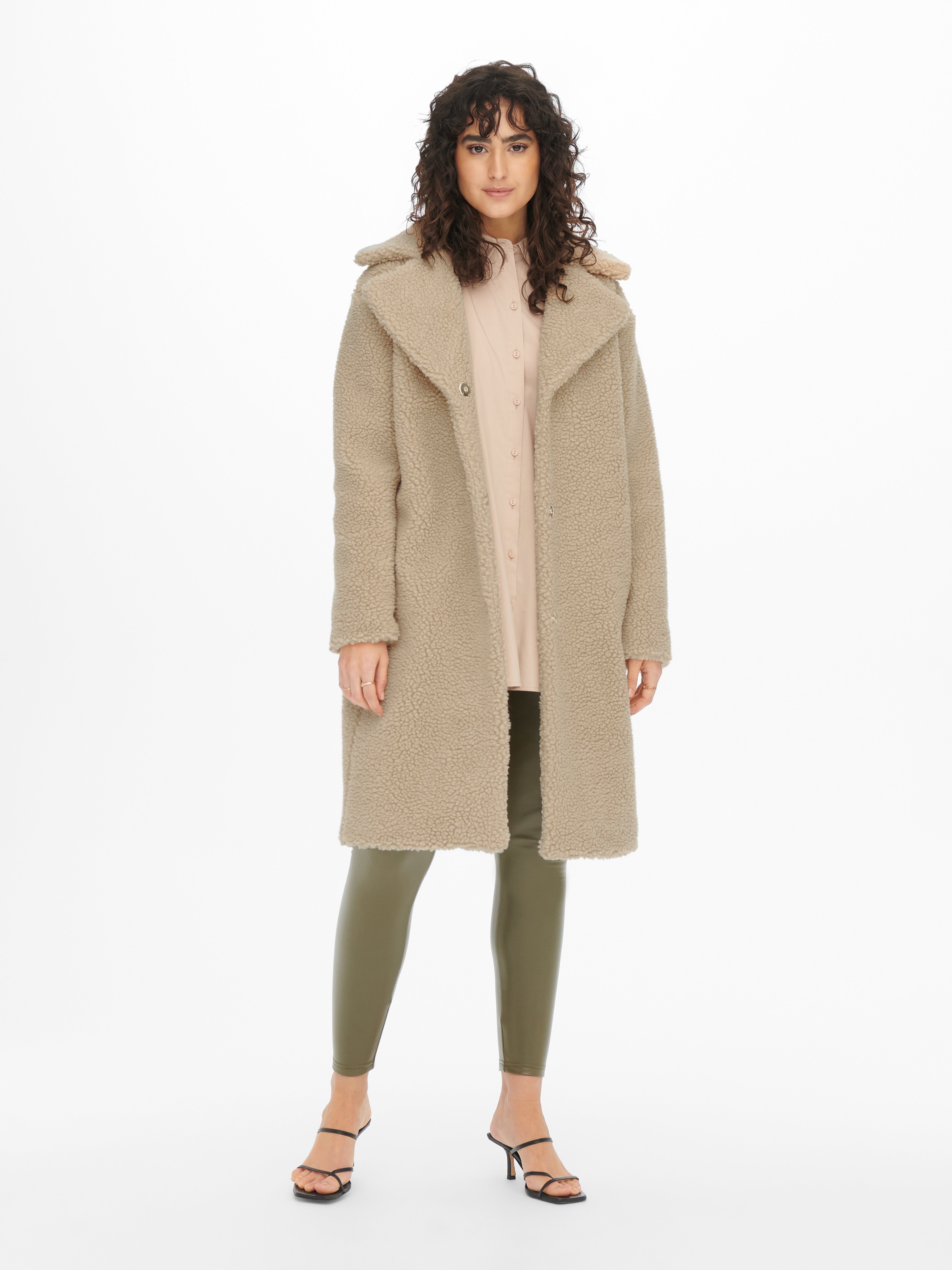 sherpa coat long