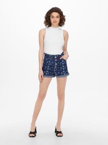 ONLY Normal geschnitten Shorts -Light Blue Denim - 15265778