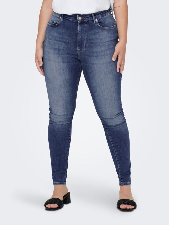ONLY Curvy Carforever HW Skinny fit jeans - 15265882