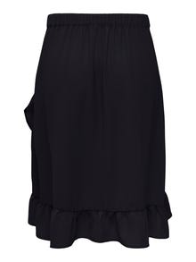 ONLY Curvy wrap Skirt -Black - 15265902