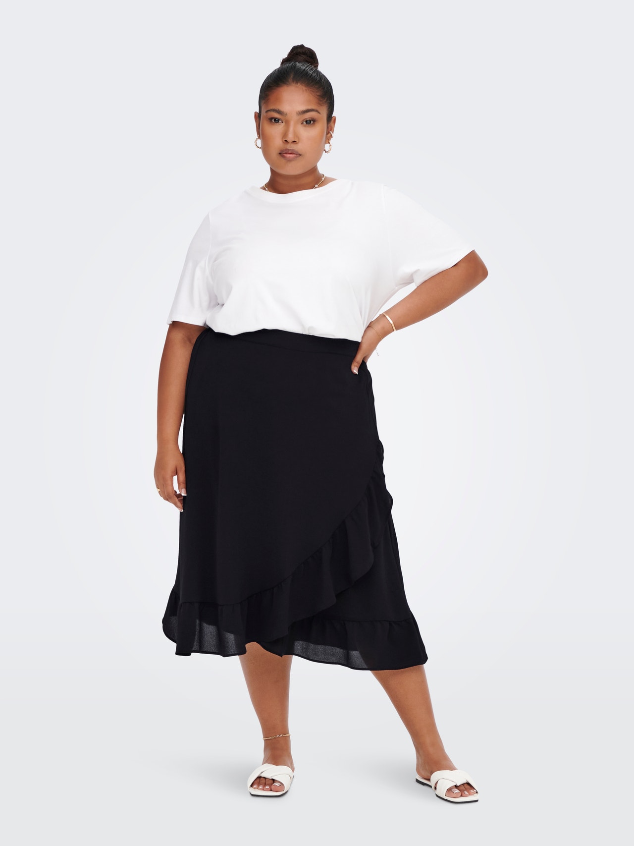 ONLY Curvy - Portefeuille Jupe -Black - 15265902