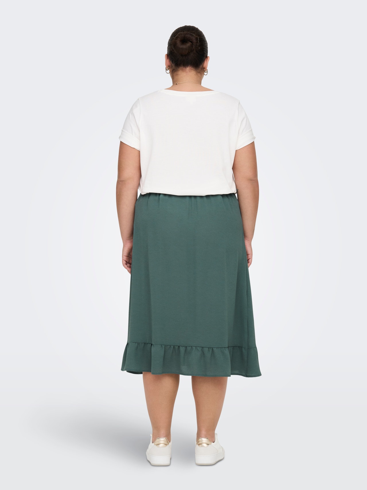 ONLY Curvy wrap Skirt -Balsam Green - 15265902