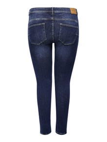 ONLY Curvy CARMaya shape reg Skinny fit jeans -Dark Blue Denim - 15265965