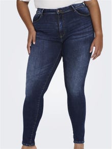 ONLY CARMaya regular para talla grande Jeans skinny fit -Dark Blue Denim - 15265965