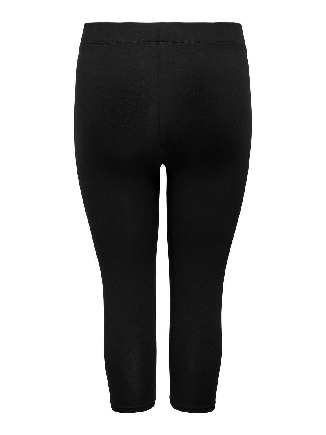 ONLY Curvy capri Leggings -Black - 15266028