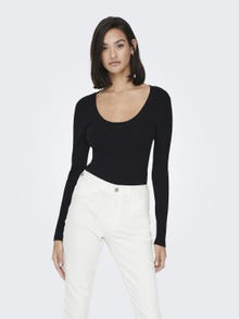 ONLY Round Neck Pullover -Black - 15266063