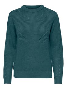 ONLY O-hals Pullover -Atlantic Deep - 15266149