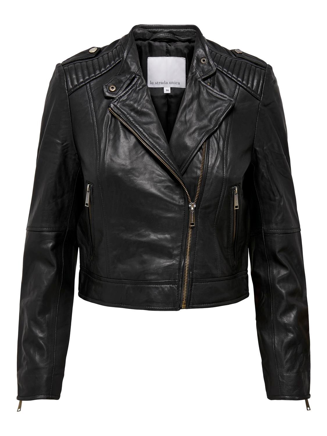 Biker Leather jacket | Black | ONLY®
