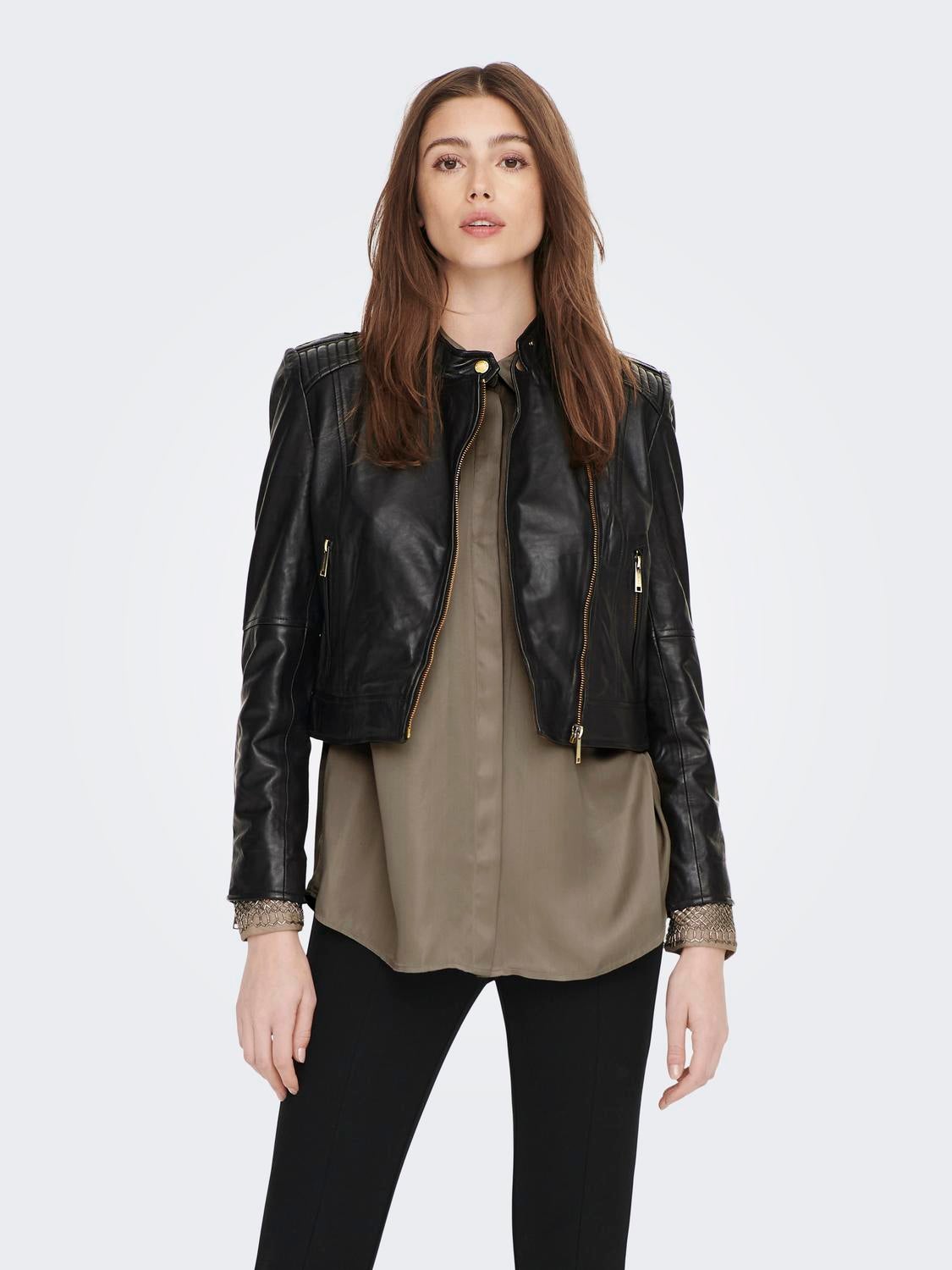 free people black bomber jacket