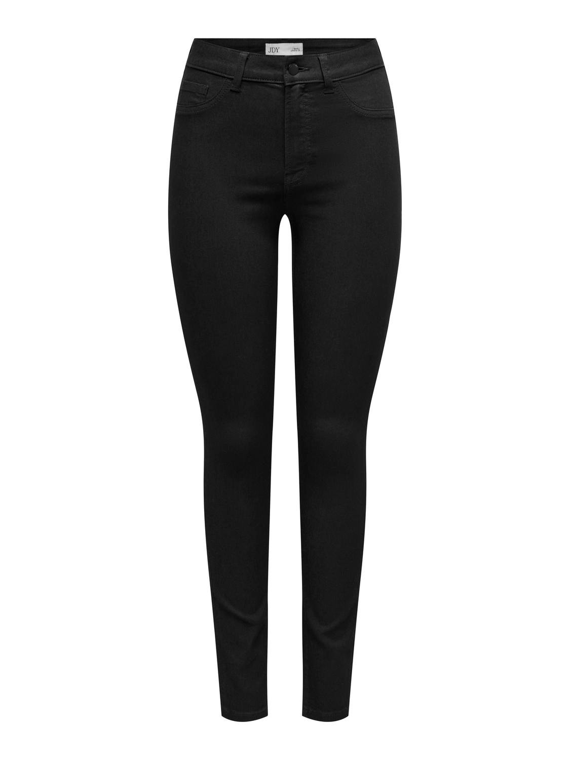 ONLY JDYTULGA HIGH Waist SKINNY  BLACK Jeans -Black - 15266202