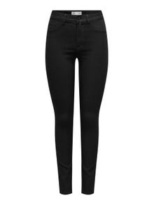 ONLY JDYTulga hög Skinny fit-jeans -Black - 15266202