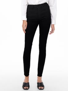 ONLY Skinny Fit High rise Jeans -Black - 15266202