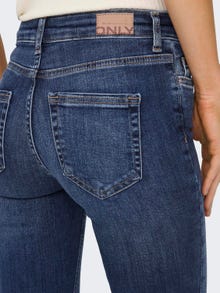 ONLY ONLBLUSH MID waist SKINNY ANKLE Jeans -Medium Blue Denim - 15266225