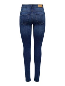 ONLY JDYVega High Push Skinny fit-jeans -Dark Blue Denim - 15266307