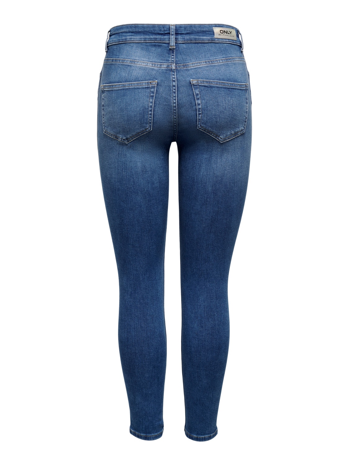 ONLY Petite ONLBobby life a nivel de tobillo Jeans skinny fit -Medium Blue Denim - 15266329