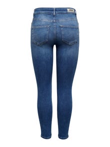 ONLY Skinny Fit Mid waist Jeans -Medium Blue Denim - 15266329