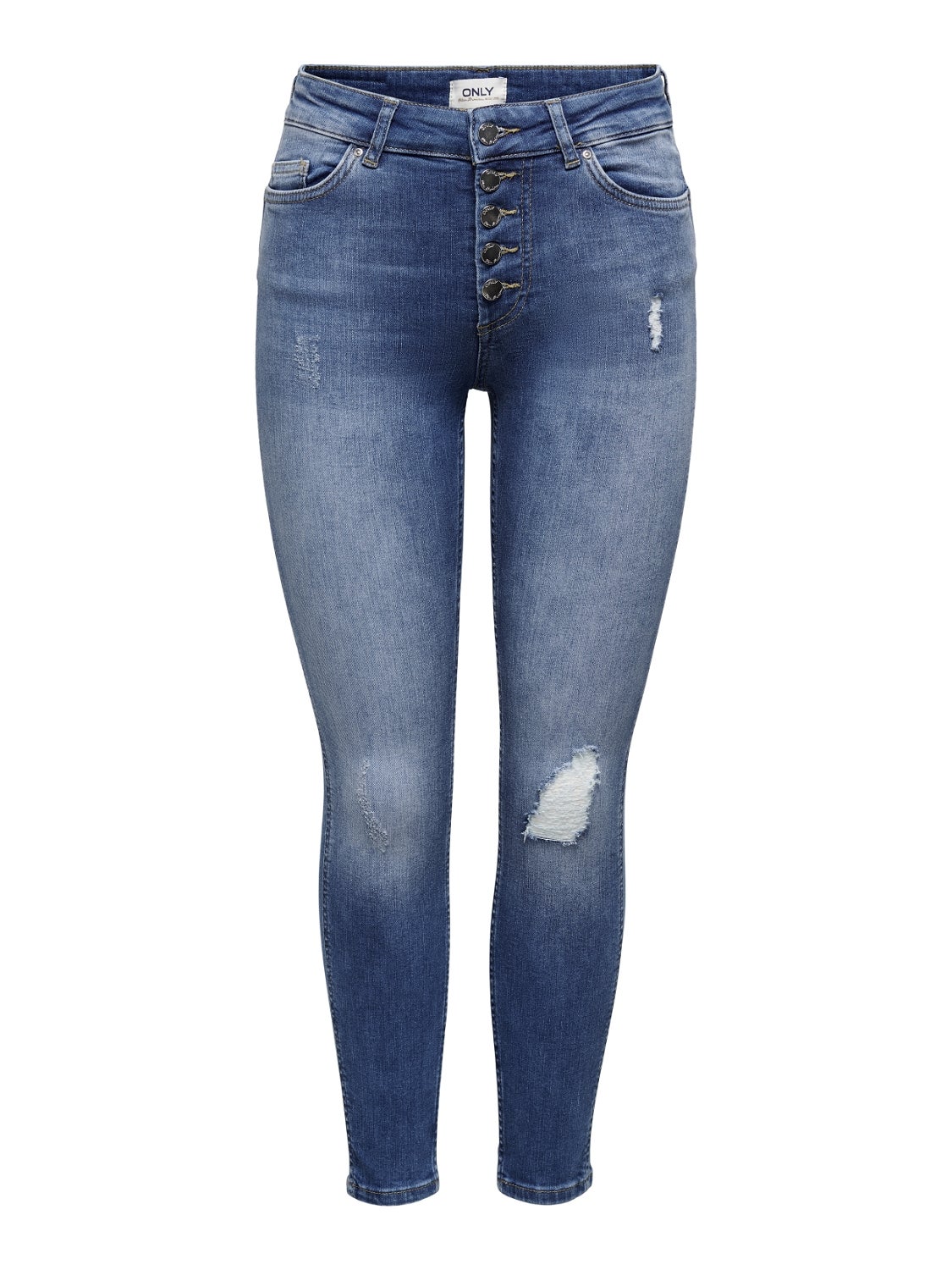 DAMEN Jeans Print Rabatt 75 % ONLY Jegging & Skinny & Slim Grün S 