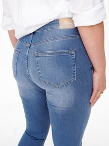 ONLY Skinny Fit High waist Jeans -Light Blue Denim - 15266394