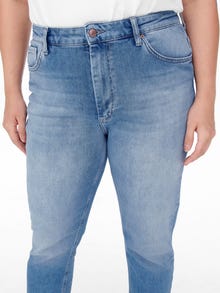 ONLY CAREneda High Waist Mom Jeans -Light Blue Denim - 15266398