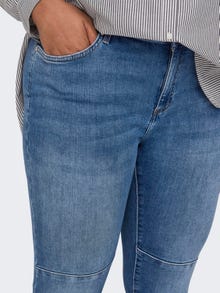 ONLY Skinny Fit Mittlere Taille Jeans -Light Blue Denim - 15266401
