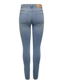 ONLY Jeans Skinny Fit Taille haute -Light Blue Denim - 15266425